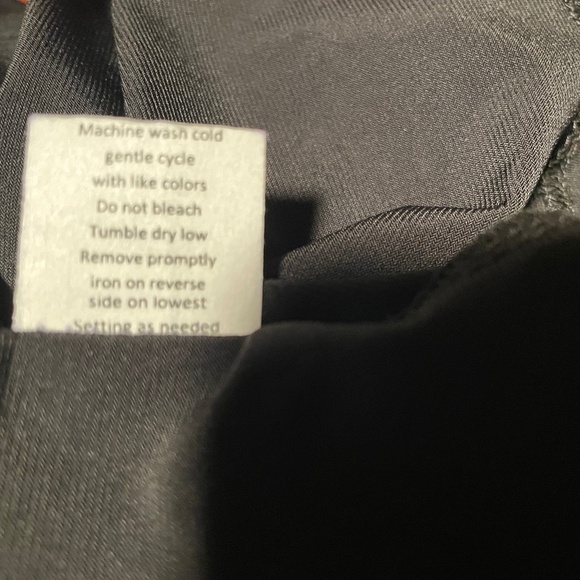 NY Collection Plus Size Black Ruched Empire Maxi Dress Size 3X - Picture 10 of 10